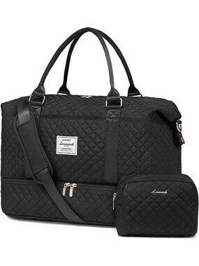 Stylish Travel Duffle Bag & Weekender Bag for Women with Shoe Compartment